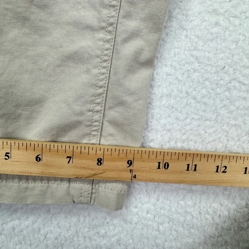 Columbia Pants Mens Cotton Casual Pants 42 x 32(31) Beige Comfort Canvas‎